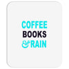 coffee books and rain Mousepad