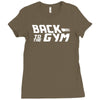 back to the gym Ladies Fitted T-Shirt