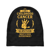 I Am A Childhood Cancer Survivor What's Your Superpower? Baby Beanies