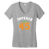 Impeach 45 Women's V-Neck T-Shirt
