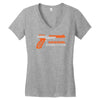 original gangster funny Women's V-Neck T-Shirt
