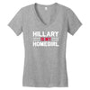 hillary is my homegirl funny Women's V-Neck T-Shirt