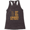 kill people funny Racerback Tank