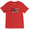 american dad black V-Neck Tee