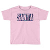santa colorful glitter Toddler T-shirt