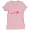 jake paul signature red Ladies Fitted T-Shirt