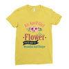 An April Girl Like AFlowers Ladies Fitted T-Shirt