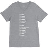 beard length chart V-Neck Tee