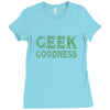 geek goddess kelly green Ladies Fitted T-Shirt