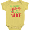 pizza christmas humor Baby Bodysuit