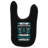 Never Underestimate the Strength of a Ovarian Cancer Warrior Baby Bibs