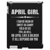 Super April Girl iPad 3 and 4 Case