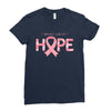 breast cancer hope Ladies Fitted T-Shirt