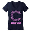 Radio Club Women's V-Neck T-Shirt
