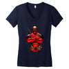 red man Women's V-Neck T-Shirt