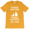 Father and Son Fishing Partners For Life T-Shirt
