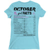 October Girl Facts Scorpio Ladies Fitted T-Shirt