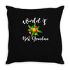 world's best grandma Throw Pillow