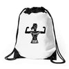 you are stronger than you think Drawstring Bags
