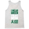 i wear green for my mom liver cancer awareness Tank Top
