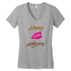 happy halloween new Women's V-Neck T-Shirt