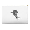 zombie eating brains Accessory Pouches