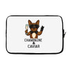 champagne and caviar Laptop sleeve