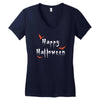 happy halloween Women's V-Neck T-Shirt