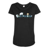 cat mom Maternity Scoop Neck T-shirt
