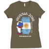 argentina national team youth 2018 fifa world cup Ladies Fitted T-Shirt