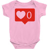 no love notification Baby Onesie