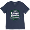 links lawn service V-Neck Tee