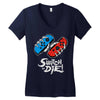 switch or die! Women's V-Neck T-Shirt