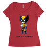 i don't do mornings Women's Triblend Scoop T-shirt