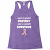 Once a Cancer Patient Now a Cancer Survivor Racerback Tank