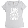 i am the one who lifts Women's Triblend Scoop T-shirt