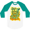 cat monster 3/4 Sleeve Shirt