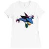 san jose street sharks Ladies Fitted T-Shirt