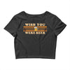 Wish You Were Beer Crop Top
