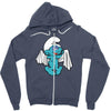 three apples tall Zipper Hoodie