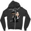 pulp fiction caricature ideal birthday gift present Zipper Hoodie