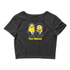 pulp minion pulp fiction parody despicable me Crop Top