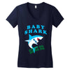Baby Shark -Shark Do Do Do Women's V-Neck T-Shirt