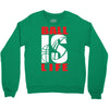 ball is life funny sports Crewneck Sweatshirt