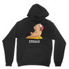 yoga pug exhale Unisex Hoodie