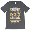 Never Underestimate The Strength Of A Childhood Cancer Warrior T-Shirt