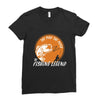 the man the myth the fishing Ladies Fitted T-Shirt