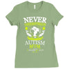 THE POWER OF AN AUTISM MOM Ladies Fitted T-Shirt
