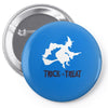 witch halloween fancy Pin-back button