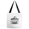 world's greatest dad Tote Bags